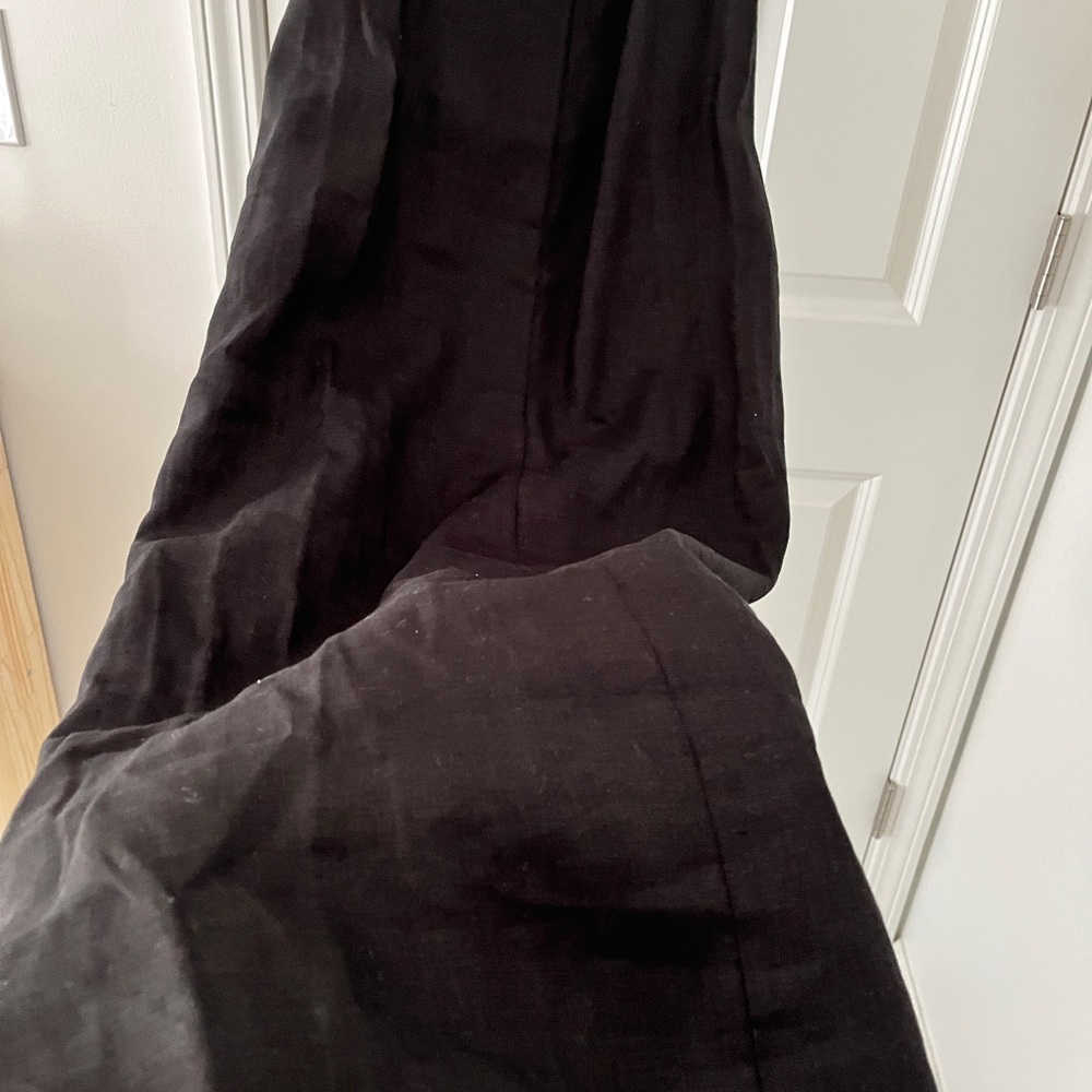 DISSH Saylor Black Bow Linen Maxi dress US 6 - Picture 3 of 6
